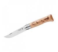 OPINEL N°08 Gravure Rando Hêtre - Unisex - Beige - Taglia unica- modello 2023