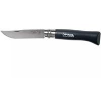 Opinel - N°08 Baroudeur Coltello da Tasca in Blister - Lama di 8,5 cm in Acciaio Inossidabile - Manico in Carpino - Anello di Sicurezza Virobloc - Fabbricazione Francese - Nero Marrone