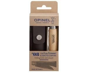 OPINEL N°08 Hetre Inox + Etui - Unisex - Marrone - Taglia unica- modello 2025