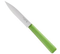 Opinel - N°312 Coltello da Cucina da Ufficio Gli Essenziali + - Versatile - Lama in Acciaio Inossidabile - Manico in Polimero Robusto - Lavabile in Lavastoviglie - Verde