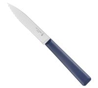 Opinel - N°313 Coltello da Cucina Seghettato Gli Essenziali - Lama Seghettata in Acciaio Inossidabile - Manico in Polimero Robusto - Adatto per Lavastoviglie - Leggero - Blu