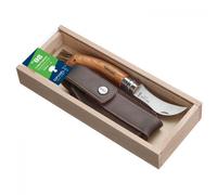 Opinel - Coltelli e attrezzi - Plumier Couteau Tradition Champignon T8 Chêne & Etui Outdoor L Brun , in Pelle - Beige Beige