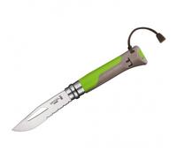 Opinel Couteau Outdoor N°08 Terre-vert 21 - Gavetta campeggio - Verde/grigio [Taglia : Unique]