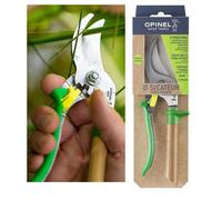 Cesoie Opinel Verde Prato con Lama in Acciaio Inossidabile e Manico in Faggio per Giardinaggio