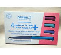 Opinel Bon Appetit+ Glam 254501 - Set di coltelli da tavola in acciaio, multicolore