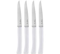 Opinel - Set di 4 Coltelli da Tavola Bon Appétit+ - Lama in Acciaio Inossidabile Microseghettata - Manico in Polimero - Lavabile in Lavastoviglie - Fabbricazione Francese - Nuvola