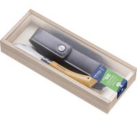 Opinel - Set di coltelli per funghi + custodia - Plumier Couteau Tradition Champignon T8 Chêne & Etui Outdoor L Brun in Pelle - Beige