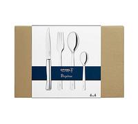 OPINEL - Set di Posate Perpétue - 4 Coltelli da Tavola, 4 Forchette, 4 Cucchiai, 4 Cucchiaini - Acciaio Inossidabile - Lavabile in Lavastoviglie - Design Moderno