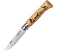 Opinel Coltello n°08 animalia camoscio Coltello n°08 animalia camoscio