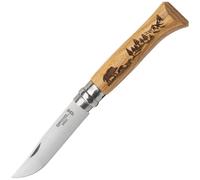 Opinel - Taschenmesser No 08 Animalia - Coltelli bianco