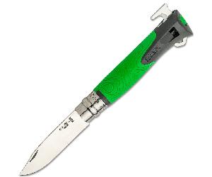 OPINEL VRI N°12 Inox Explore verde 10 cm con Rimuovi Zecche 002489