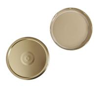 OPIROS Capsule Twist Off Con Flip Diametro mm.110 Colore Oro Con Bottone Centrale Di Controllo Clic Clac Per Barattoli Coperchi Per Vasi Grandi Conserve Passate Marmellate Confetture (5)