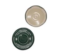 OPIROS Capsule Twist Off Con Flip Diametro mm.70 Con Bottone Centrale Di Controllo Clic Clac Per Barattoli In Vetro Coperchi Per Conserve Marmellate Passate Pomodoro Confetture (20)