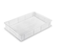 OPIROS Cassetta Forata Per Essiccazione cm. 60x40x10h mod. BakeryForata Contenitore Impilabile Per Pasta Fresca Alimenti Frutta Verdure Ortaggi Catering