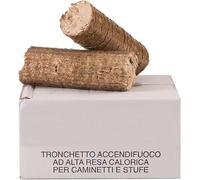 Opiros Promo Box Tronchetti Accendifuoco In Segatura Pressata Accendi Fuoco Camini Stufe A Legna. (Tronchetti pz.8)