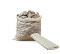 OPIROS Sacchi Spazzatura Per Edilizia cm.82x52 Extra Spessore Scatolo Kg.20 Pz.185 Buste Robuste Per Calcinacci Macerie Detriti Rifiuti Edili