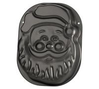 OPIROS Teglia Alluminio Antiaderente Per Dolci Natale Pasqua Compleanni Festività (Forma Babbo Natale)