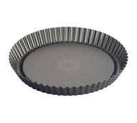 OPIROS Teglia Per Crostata Diametro cm.32 Stampo Rotondo In Alluminio Antiaderente Fondo Rialzato Tortiera Per Crostate Quiche Torte Salate