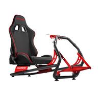 OPLITE GT3 SUPERFAST - Abitacolo di simulazione auto, sedile da corsa e telaio tubolare per volanti Logitech e Thrustmaster