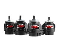 OPLITE - R8 Supreme Castor Wheel - Set di 4 ruote per simulatore di corsa R8 FURY