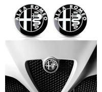 oPlsdqw 3D Auto Badge Adesivo per Alfa Romeo 147 156 159 166 Giulietta Mito Stelvio Giulia, Metallo Segni Adesivi Emblema per Auto, Car Styling Lettere Emblem Sticker - Adesivo Decorazione Auto, B