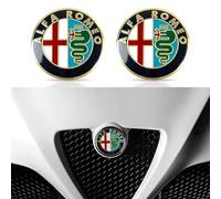 oPlsdqw 3D Auto Badge Adesivo per Alfa Romeo 147 156 159 166 Giulietta Mito Stelvio Giulia, Metallo Segni Adesivi Emblema per Auto, Car Styling Lettere Emblem Sticker - Adesivo Decorazione Auto, C