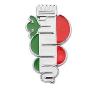 oPlsdqw 3D Auto Badge Adesivo per Alfa Romeo Giulia Stelvio, Metallo Segni Adesivi Emblema per Auto, Car Styling Lettere Emblem Sticker - Adesivo Decorazione Auto, B