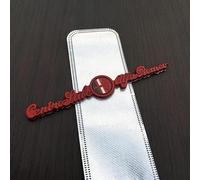 oPlsdqw 3D Auto Badge Adesivo per Alfa Romeo, Metallo Segni Adesivi Emblema per Auto, Car Styling Lettere Emblem Sticker - Adesivo Decorazione Auto, C Red