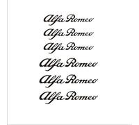 oPlsdqw 3D Auto Badge Adesivo per Alfa Romeo, Metallo Segni Adesivi Emblema per Auto, Car Styling Lettere Emblem Sticker - Adesivo Decorazione Auto,A