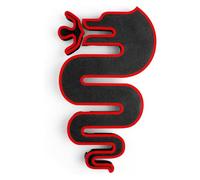 oPlsdqw 3D Auto Badge Adesivo per Alfa Romeo Mito, Metallo Segni Adesivi Emblema per Auto, Car Styling Lettere Emblem Sticker - Adesivo Decorazione Auto, B