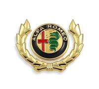 oPlsdqw 3D Auto Badge Adesivo per Alfa Romeo Mito, Metallo Segni Adesivi Emblema per Auto, Car Styling Lettere Emblem Sticker - Adesivo Decorazione Auto,A
