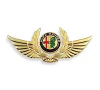 oPlsdqw 3D Auto Badge Adesivo per Alfa Romeo Mito, Metallo Segni Adesivi Emblema per Auto, Car Styling Lettere Emblem Sticker - Adesivo Decorazione Auto, B