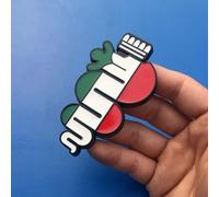 oPlsdqw 3D Auto Badge Adesivo per Alfa Romeo Spinne Stelvio Brera Giulia Mito 147 156 159 166, Metallo Segni Adesivi Emblema per Auto, Car Styling Lettere Emblem Sticker - Adesivo Decorazione Auto