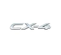 oPlsdqw 3D Auto Badge Adesivo per Mazda CX-4, Metallo Segni Adesivi Emblema per Auto, Car Styling Lettere Emblem Sticker - Adesivo Decorazione Auto,A