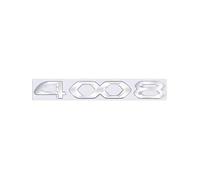 oPlsdqw 3D Auto Badge Adesivo per Peugeot 4008, Metallo Segni Adesivi Emblema per Auto, Car Styling Lettere Emblem Sticker - Adesivo Decorazione Auto,A