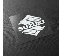 oPlsdqw 3D Auto Badge Adesivo per Suzuki, Metallo Segni Adesivi Emblema per Auto, Car Styling Lettere Emblem Sticker - Adesivo Decorazione Auto