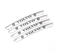 oPlsdqw 3D Auto Badge Adesivo per Volvo, Metallo Segni Adesivi Emblema per Auto, Car Styling Lettere Emblem Sticker - Adesivo Decorazione Auto,A Silver