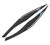 OPNHAY 1 Paia Auto Faro Sopracciglio per BMW E90 E91 3 Series, Sopracciglia per Fari Ricambio per Auto - ABS Rifinitura del Sopracciglio del Faro Dell'auto,M Carbon
