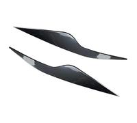 OPNHAY 1 Paia Auto Faro Sopracciglio per Ford Focus 2 MK2 2.5 2008-2011, Sopracciglia per Fari Ricambio per Auto - ABS Rifinitura del Sopracciglio del Faro Dell'auto,Carbon Look