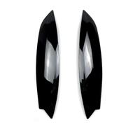 OPNHAY 1 Paia Auto Faro Sopracciglio per V-W Golf 5 MK5, Sopracciglia per Fari Ricambio per Auto - ABS Rifinitura del Sopracciglio del Faro Dell'auto,Gloss Black