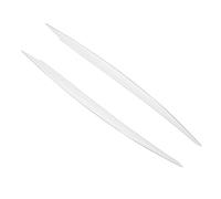 OPNHAY 1 Paia Auto Faro Sopracciglio per V-W Golf 7 MK7 VII GTI GTD R 2013-2018, Sopracciglia per Fari Ricambio per Auto - ABS Rifinitura del Sopracciglio del Faro Dell'auto,c/White