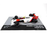 OPO 10 - Auto di Formula 1 1/43 Compatibile con McLaren MP4 / 5# 1 Ayrton Senna Vincitore Germania GP F1 1989-724