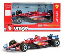 OPO 10 - Auto di Formula 1 Compatibile con Carlos Sainz Jr. Ferrari SF-24#55 5th Miami GP 2024 Scala 1/43 Bburago 36844S1