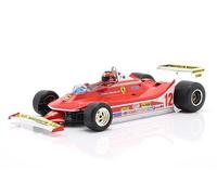 OPO 10 - Auto di Formula 1 Compatibile con G. Villeneuve Ferrari 312T4#12 Vincitore GP Sud Africa Formula 1 1979 Scala 1/18 Bburago 16814