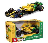 OPO 10 - Auto di Formula 1 Compatibile con Lando Norris McLaren MCL38#4 4th Monaco GP 2024 Scala 1/43 Bburago 38214NS
