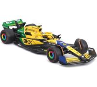 OPO 10 - Auto di Formula 1 Compatibile con Lando Norris McLaren MCL38#4 4th Monaco GP 2024 Scala 1/43 Bburago 38215NS