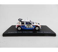 OPO 10 - Auto in Miniatura 1/43 Compatibile con Peugeot 205 Turbo 16 Evo 2 1000 Laghi SALONEN 1985 - T16 - RMX9