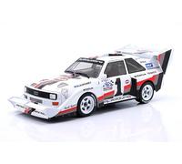 OPO 10 - Auto in Miniatura Compatibile con Audi Sport Quattro S1 E2#1 Winner Pikes Peak 1987 Walter Röhrl, Scala 1/18, IXO WERK83 1802801C