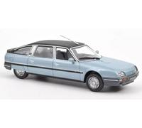OPO 10 - Auto in Miniatura Compatibile con Citroën CX Turbo 2 Prestige 1986 Scala Blu 1:43 Norev - 191517
