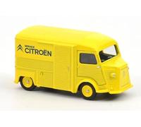 OPO 10 - Auto in Miniatura Compatibile con Citroën Type H 1970 Yellow Service Citroën Scala 1:58 3 Pollici 7,5 cm Norev - 191193